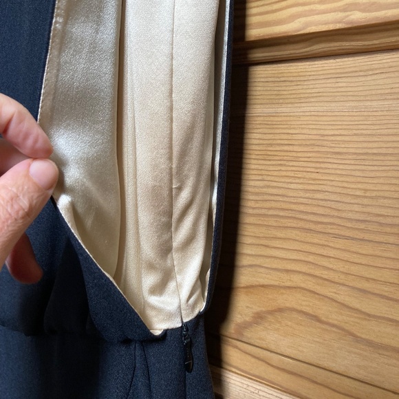 Couture Louis Feraud black cocktail dress 100% silk - Picture 5 of 12